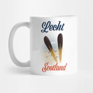 Lecht Scotland Ski poster Mug